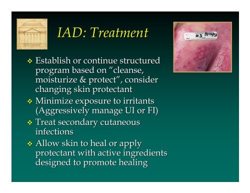 Incontinence Associated Dermatitis