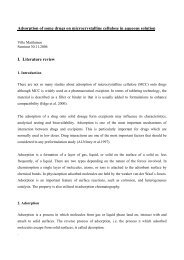 Adsorption of some drugs on microcrystalline cellulose in aqueous ...