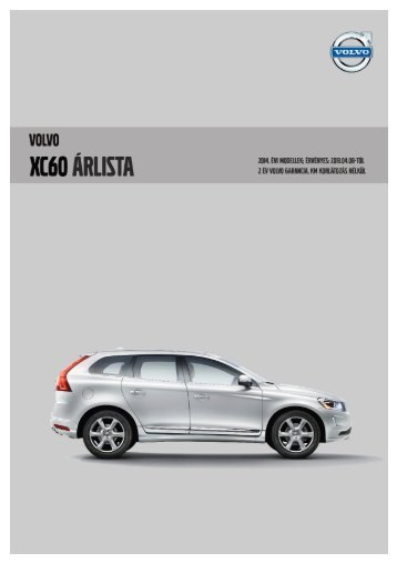Volvo XC60 Ã¡rlista