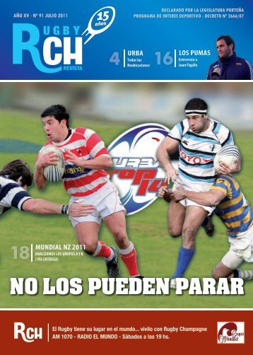 Link a la Revista RCH de Julio 2011 â N 91 - Rugby Champagne Web