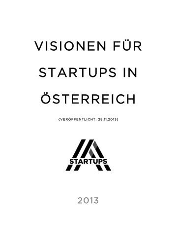 Visionen für Startups in Österreich