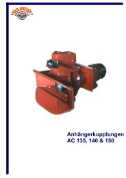 Anhängerkupplungen AC 135, 140 & 150 - Helmut Buer GmbH & Co ...