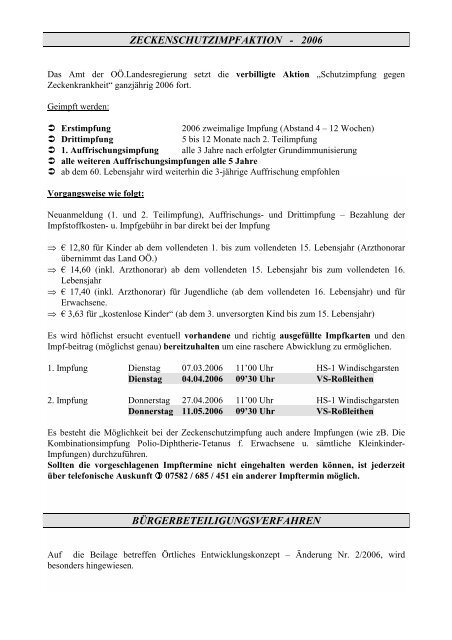 Datei herunterladen - .PDF - Gemeinde RoÃleithen