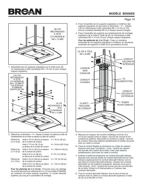 CHImNeY RANGe Hood - Broan