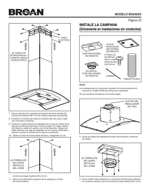 CHImNeY RANGe Hood - Broan