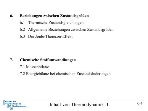 Kapitel 6 (pdf) - Institut für Technische Verbrennung