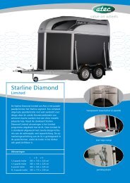 Starline Diamond - Paardentrailer.nl