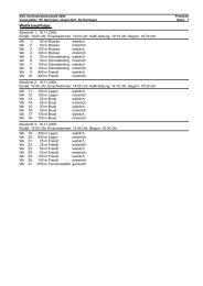 Protokoll Vereinsmeisterschaft 2006 - Schwimmverein Gerlingen e. V.