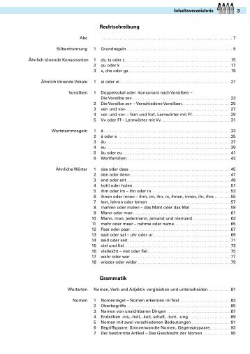 Rechtschreibung Grammatik