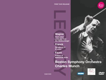 Boston Symphony Orchestra Charles Munch - International ...