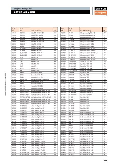 PPB und PPS StÃ¼tzenfÃ¼Ãe.pdf - Simpson Strong-Tie