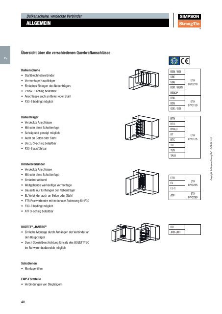 PPB und PPS StÃ¼tzenfÃ¼Ãe.pdf - Simpson Strong-Tie