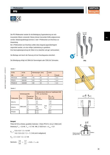 PPB und PPS StÃ¼tzenfÃ¼Ãe.pdf - Simpson Strong-Tie