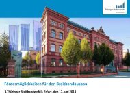 Vortrag Hr. MÃƒÂ¶ller - ThÃƒÂ¼ringer Aufbaubank