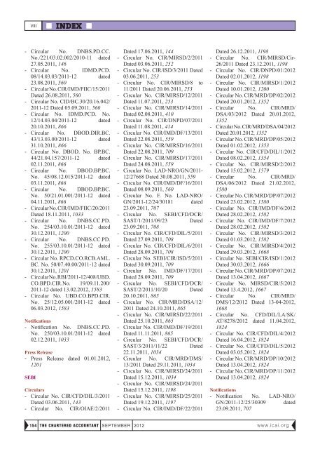 INDEX OF VOLUME 60 [ JULY 2011 TO JUNE 2012 ] OF THE ...