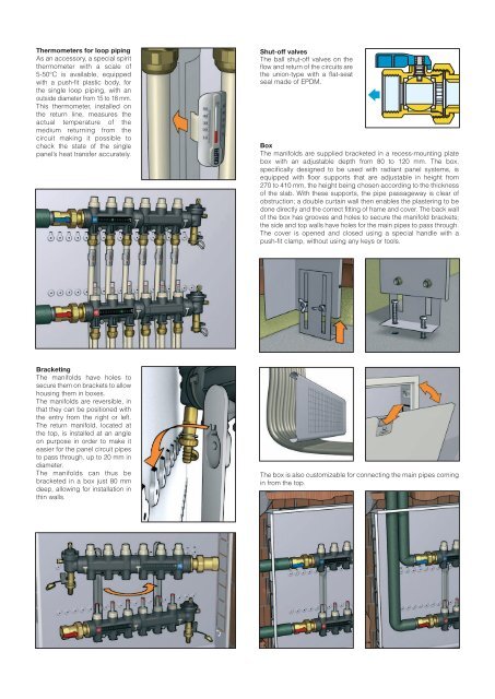 Manifolds in composite specifically designed for radiant ... - Caleffi