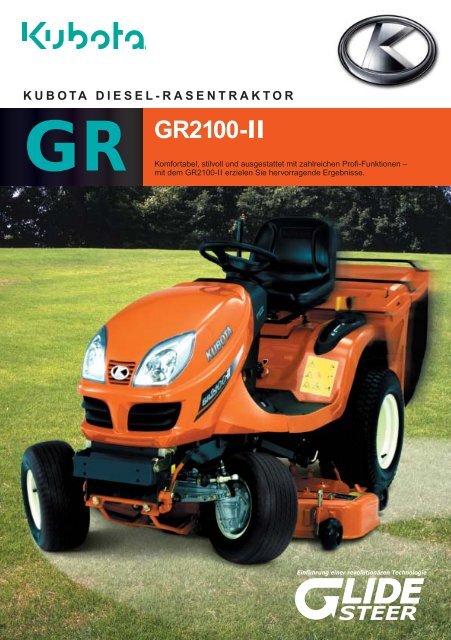 Prospekt GR 2100 II - Gartentechnik-Profi