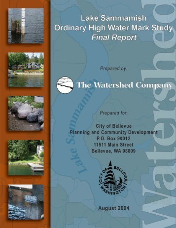 Lake Sammamish Ordinary High Water Mark Study - City of Bellevue