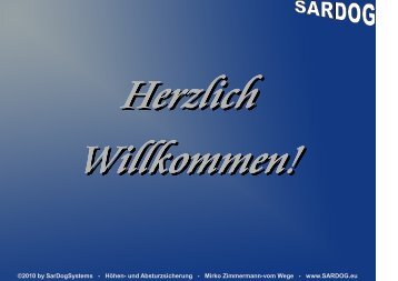 HÃ¶hen- und Absturzsicherung - Sardog