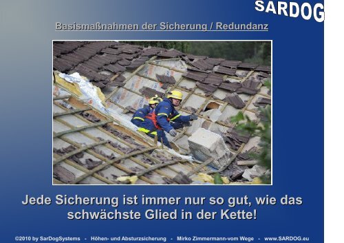 HÃ¶hen- und Absturzsicherung - Sardog