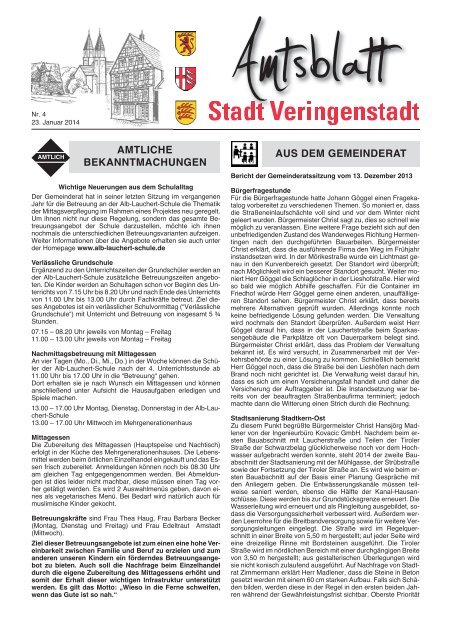 Amtsblatt KW 4 - Veringenstadt