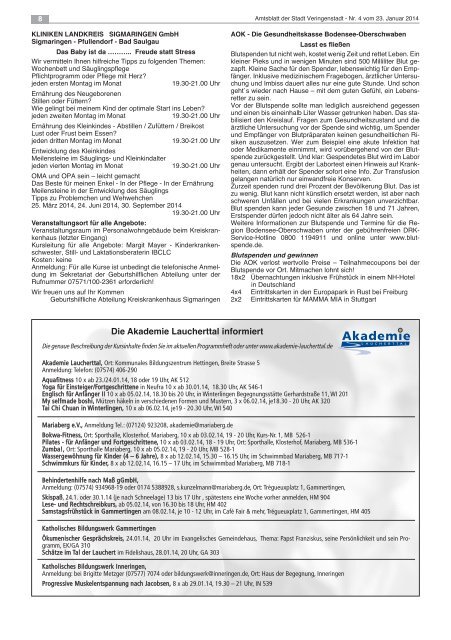 Amtsblatt KW 4 - Veringenstadt