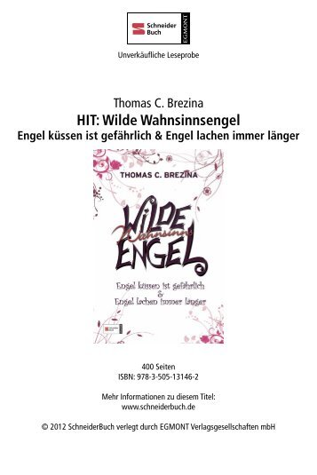 HIT: Wilde Wahnsinnsengel - Egmont Schneiderbuch