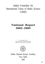 Indian Committee for International Union of Radio Science (URSI ...