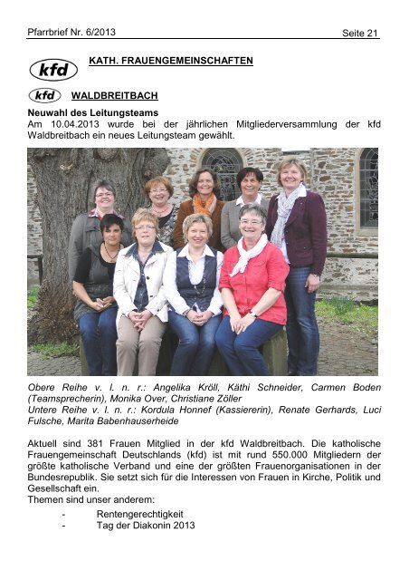 pfarrbrief 2013-06.1 - Katholische Pfarrgemeinden Niederbreitbach ...