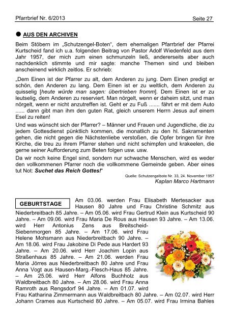 pfarrbrief 2013-06.1 - Katholische Pfarrgemeinden Niederbreitbach ...