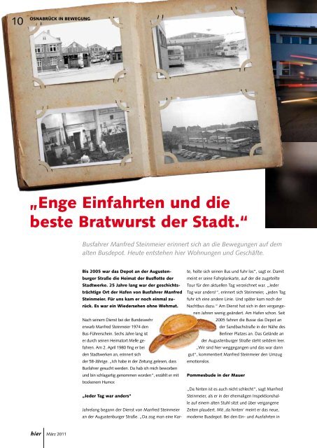 Ausgabe 1 2011 - Stadtwerke OsnabrÃ¼ck