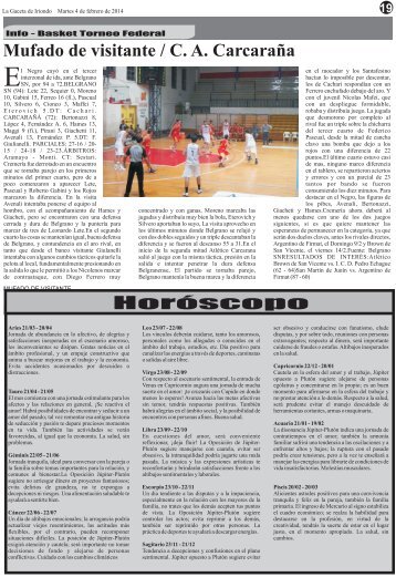 LA GACETA de Iriondo