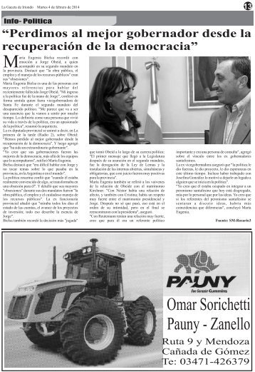 LA GACETA de Iriondo