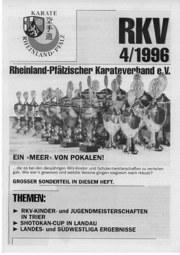 RKV-Info 4/1996 - BEIM RHEINLAND-PFÃLZISCHEN KARATE ...