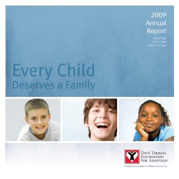 Every Child - Dave Thomas Foundation for Adoption