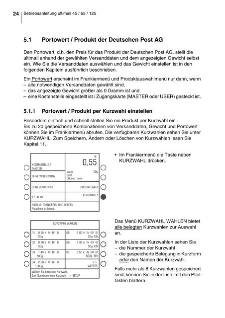 Frankiermaschine ultimail - Francotyp-Postalia AG & Co.