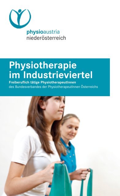 Folder "Physiotherapie im Industrieviertel" - Physio Austria