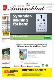 Kiruna Annonsblad vecka 21, torsdag 24 maj 2012 sidan 1