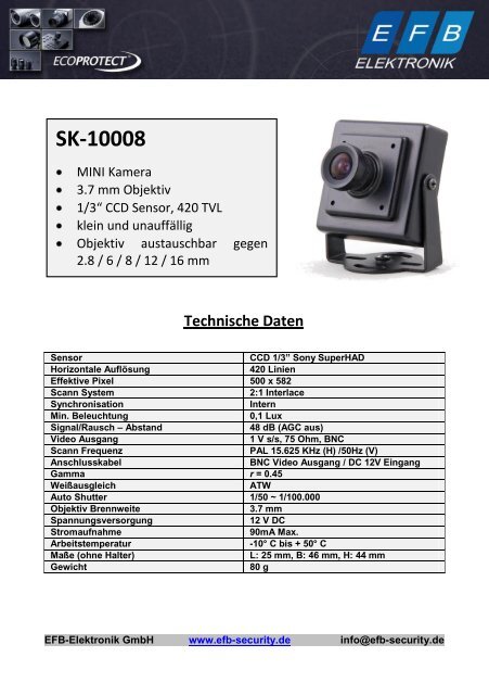 SK-10008 - EFB-Elektronik