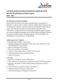 Ausschreibung KV-Lehre 2014-2017 - Schweizerische Bodensee ...