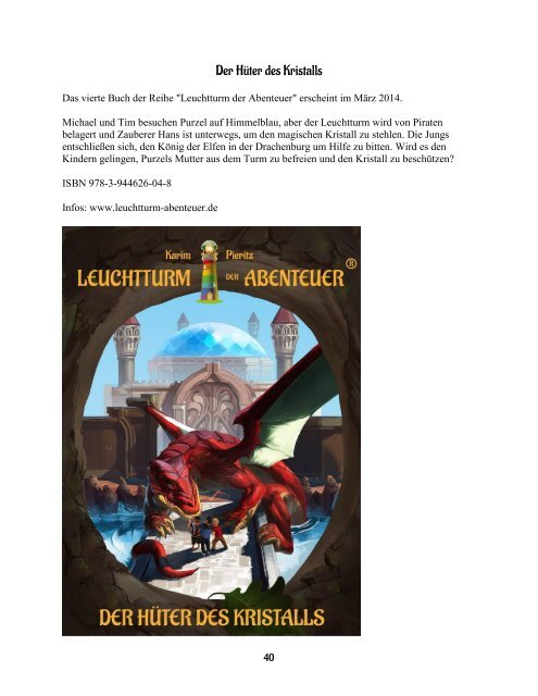 Informationen zur Kinderbuchreihe - Leuchtturm der Abenteuer ...