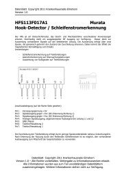 HFS113F017A1 Murata Hook-Detector / Schleifenstromerkennung