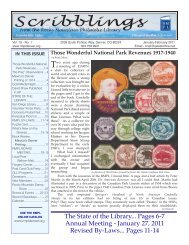 Jan/Feb 2011 - Rocky Mountain Philatelic Library