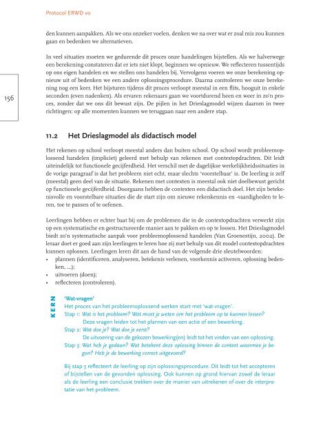 Protocol ERWD vo (pdf) - Steunpunt Taal en Rekenen VO