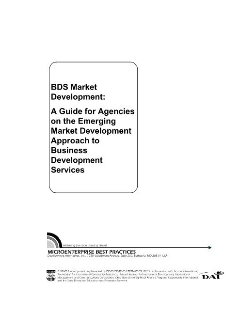 BDS market development guide.pdf - PACA