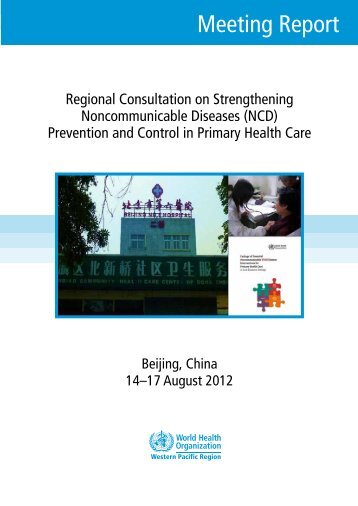Regional Consultation on Strengthening NCD in PHC