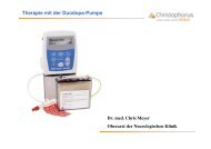 Dr. med. Chris Meyer Therapie mit der Duodopa-Pumpe