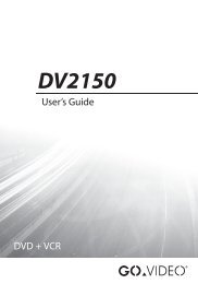 Go Video DV2150 Users Guide - Ltech@alliant.edu