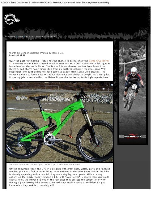 Santa cruz driver 8 new arrivals