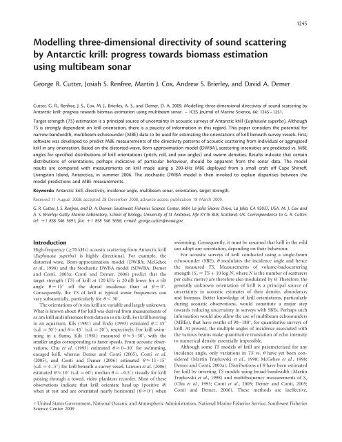 Modelling three-dimensional directivity of sound scattering by ...